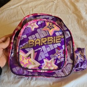 Barbie Purple Pink Bike Mini Backpack